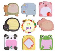 Mini Note Adesive, 24 Copie Colornote Adesive, Note appiccicose del Frigorifero, Note Super Adesive per Scuola, Promemoria per Ufficio, Regali per Bambini Alunni (8 Stili)