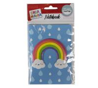 Mini Notebook Assortito a Righe Tascabile Rainbow o Panda