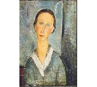 Mini Notebook/Journal with Art Cover; A6 (4x6"); White Ruled Paper; 100 Pages: Modigliani Cover Design 6