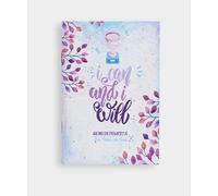 Mini Notes con Copertina in Carta Piantabile - Idea Regalo Ecosostenibile - Scrivi i tuoi Pensieri Green su Pagine Sostenibili (I Can and I Will)