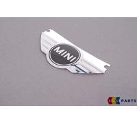 Mini Nuovo Emblema Copricarter Motore Cooper Originale Sticker Logo 7594876