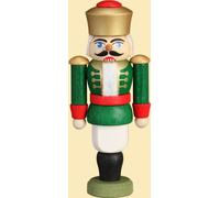 Mini Nutcracker Re Verde HxBxT = 9x4x3cm NUOVO Natale Seiffen Nutcracker NÜ