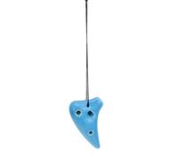 Mini Ocarina a 6 Fori in Dolomite Blu per Principianti | Facile da Imparare e Usare, Regalo per Chi Inizia, Strumento Musicale Portatile, Accessorio Compatto da Portare