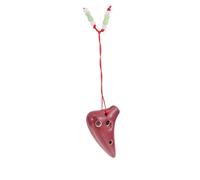 Mini Ocarina a 6 Fori per Principianti e Ragazzo Ragazza, Dolomite Caffè | Tono Etereo e Bello, Facile Usare e Portare, Regalo di Compleanno per Inizia