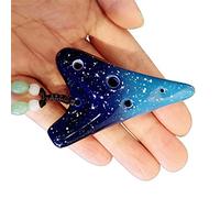 Mini Ocarina Collana A 6 Fori Ciondolo Carino Sei Fori Super Treble F Key SSF Strumento Musicale Ocarina Portatile Ocarina Professionale (Color : 09)