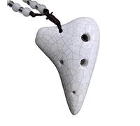 Mini Ocarina Collana A 6 Fori Ciondolo Carino Sei Fori Super Treble F Key SSF Strumento Musicale Ocarina Portatile Ocarina Professionale (Color : 02)