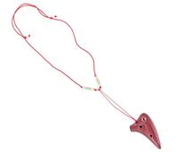 Mini Ocarina Introductory a 6 Fori per Principianti e Ragazzo Ragazza | Dolomite, Tonalità Eterea, Facile Usare e Portare, Colore Caffè, per Inizia e Piccoli Musicisti