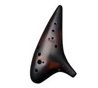 Mini ocarina laccata bruciata contralto F-key ocarina 12 fori professionale performance collection grade performance flauto