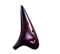 Mini ocarina migliorata qualità del suono affumicata migliorata ocarina prestazioni professionali strumento a vento 12 fori A/G