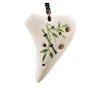 Mini ocarina mini ciondolo per imparare le chiamate degli uccelli super alto passo F chiave strumento musicale portatile ocarina 6 fori