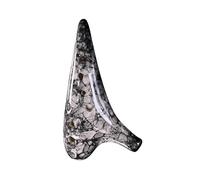 Mini ocarina ocarina 12 fori AC professionale principiante studente ocarina dodici fori tipo prestazioni pietra smalto nero