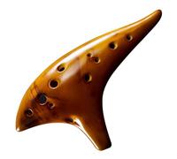 Mini Ocarina Ocarina naturale a 12 fori stabile per amanti della musica e principianti(Gold)
