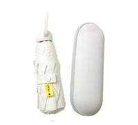 Mini Ombrello da viaggio - Ombrello da tasca per pioggia e sole, protezione UV, compatto, antivento, impermeabile, viaggi all'aperto per donne, Cloud White-8 Bonone 50% di sconto sul manuale, Consulte