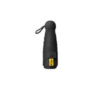 Mini ombrello parasole portatile cinque volte per giornate di sole e pioggia, 04nero