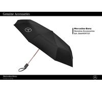 ✨ MINI OMBRELLO PORTATILE NERO 98 CM "MERCEDES BENZ" B66959721 ORIGINALE ✨
