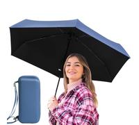 Mini ombrellone da esterno, ombrellone portatile per il | Ombrello leggero e piccolo, leggero da viaggio, protezione UV, elegante