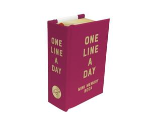 Mini One Line a Day - Radiant Glow: A One-Year Memory Book