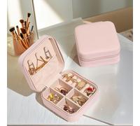 Mini Organizzatore Porta Gioielli con Scomparti per Anelli e Orecchini, Valigetta da Viaggio per la Conservazione dei Gioielli