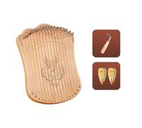 mini ornamenti per strumenti musicali Accessori portatili per arpa a 17 corde strumento musicale modello classico in miniatura artigianato carino mini accessori unici creativi strumento a corda per ar