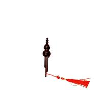 mini ornamenti per strumenti musicali Flauto di bambù in miniatura modello Xiao e Hulusi con scatola mini decorazione di strumenti musicali (Color : 3/4)