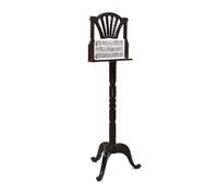 mini ornamenti per strumenti musicali Leggio in miniatura da 12 cm, mini piccolo strumento musicale, squisita decorazione fatta a mano fai-da-te in miniatura