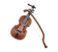 Mini ornamenti per violino, strumento musicale in miniatura lucidato, decorazione per la casa