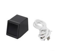 Mini orologio con stazione meteo WIFI Networked con album fotografico elettronico e opzioni di imballaggio personalizzate (nero)