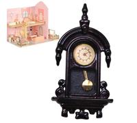 Mini orologio decorativo per la casa, mobili in miniatura realistici, accessorio per orologio per casa, per ragazze, ragazzi, adolescenti e famiglie, gioco d'imitazione
