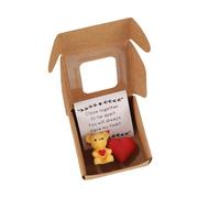 Mini orsacchiotto fatto a mano in scatola, My Little Worry Bear, orsetti preoccupanti in una scatola, mini orsetti tascabili abbracciati con biglietto di supporto edificante emotivo, ricordo per gli
