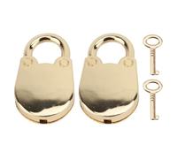 Mini Orso Paradogo Cinetto orso a forma di zinco Chilotta in lega di zinco con tasti per la borsetta per mobili da stoccaggio di gioielli 2 pc set 38x30mm (Golden chiaro)