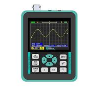 Mini oscilloscopio digitale portatile con schermo LCD a colori TFT da 2,4 pollici Larghezza di banda 120 M Frequenza di campionamento 500 M for test elettronico fai-da-te,Di lunga durata
