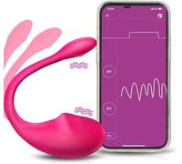 Mini ÓVēTto Ṿîḇrànte Wirless con App da Telefono Ṿîḇràtøre con Wireless Control App Cḷîtrîdè Púṉtó G?? Donna Indossabile Mássággiátore Ṿîḇrắtøri Telecomando Dîstanza App
