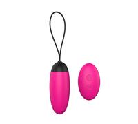 Ovetto vibrante in silicone ovulo vibratore vaginale per esercizio di kegel rosa