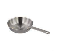Mini padella con beccuccio, in acciaio inox 316 per cucinare e versare senza sforzo, perfetta per uova e salse (L)
