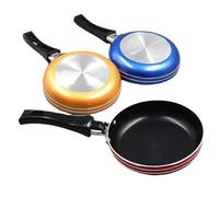 Mini Padella - Padella Antiaderente Per Uova Singole Con Fondo Ispessito | Ṕadella Antiruggine Da Appendere Per Bistecca, Salsiccia, Pane, Pollo - Gadget Da Cucina Compatto Ṕer La Colazione, Che Riduc