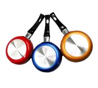 Mini padella per uova, in acciaio, antiruggine, con base stabile, padella singola per uova, 12 cm, compatta, da appendere, per colazione, uova, salsiccia, bistecca, pane, facile da riporre