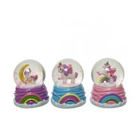 Mini Palla di Neve con Unicorno 5,5 cm - Pezzo singolo