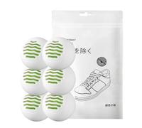 Mini palline deodoranti per scarpe, 6 pezzi, neutralizzanti odori leggeri, deodoranti ecologici, purificatori d'aria per scarpe, borse da palestra, armadi, deodorante multifunzionale per scarpe