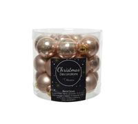 Mini Palline in vetro da appendere Beige dim 2.5 cm Box da 24