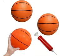Mini Pallone da Basket, Mini Pallone da Basket per Bambini, Set di Mini Pallone da Basket Gonfiabile da 4,7 Pollici, Include Pompa ad Aria e Ago, Adatto per Bambini e Adolescenti per Feste in Piscina 