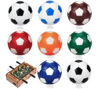 Mini Palloni Calcio Ricambio, Mini Biliardino Piccole Palloni, Mini Plastica Biliardino, 8PCS 7 Colori Palline da Calcio Balilla Palloni da Calcio da 32 mm Accessorio Gioco Tavola Biliardino