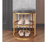 Mini panca da ingresso con contenitore, soluzione salvaspazio per piccole aree, design a cuscino basso