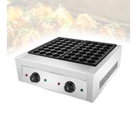 Mini Pancake Maker Elettrico,Macchina per Poffertjes-Piastra per Takoyaki Professionale-Materiale Industriale Uso Intensivo Piedi Antiscivolo per Cucina Collettiva Mensa(56)