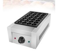 Mini Pancake Maker Elettrico,Macchina per Poffertjes-Piastra per Takoyaki Professionale-Materiale Industriale Uso Intensivo Piedi Antiscivolo per Cucina Collettiva Mensa(28)