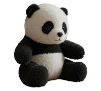 Mini panda Plush con pelliccia ultra soft peli di comfort animale abbraccio sospeso a sospensione per pendenti per le decorazioni di natali