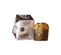 Mini Panettone Borsari Panettoncino con Gocce di Cioccolato Astucciato 48 x 100 g