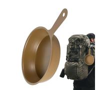 Mini Panna delle uova - Padri non bastoncini in acciaio inossidabile, ciotole da campeggio, padella di uova portatile, tazza di misurazione da cucina ad alta temperatura per campeggio da cucina da cuc