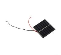 Mini Pannello Solare 0 4W 2 3V Modulo Policristallino con Fili per Giardino Luce Potenza e Piccola Elettronica 60x60mm Cella Solare