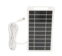 Mini pannello solare 2W 5V con USB tipo C, silicio policristallino | Celle policristalline ad alta efficienza, resistenti alle intemperie e durevoli, piccole e leggere per telefoni da campeggio