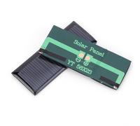 Mini pannello solare 5 V 0,23 W 45 mA per LED/luce solare (2 pezzi)